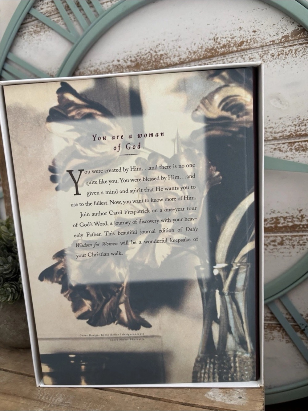 Daily Wisdom for Women Devotional Journal by Carol L. Fitzpatrick ( Hardcover) - Picture 3 of 5